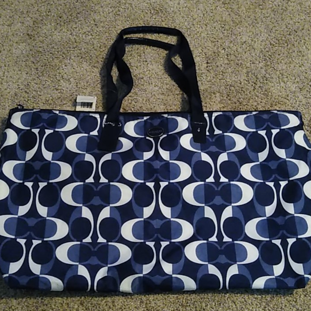 Coach Signature Weekender Bag